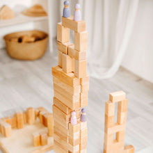 Grimm's Large Natural Stepped Pyramid - Hazelnut Kids