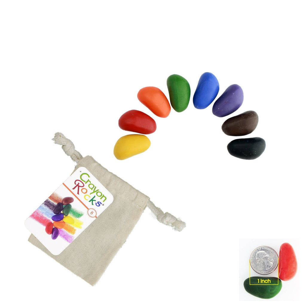 Crayon Rocks 16 Colors in a Muslin Bag – Hazelnut Kids