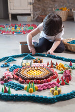 GRAPAT Wooden Mandala Set - Fire Cones - Hazelnut Kids