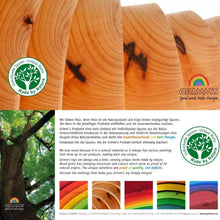Grimm's 12 piece Wooden Rainbow - Hazelnut Kids