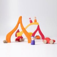 Grimm's Four Elements Puzzle and Building Set - Large - Hazelnut Kids