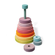 Grimm's Wooden Conical Stacking Tower - Large Pastel - Hazelnut Kids