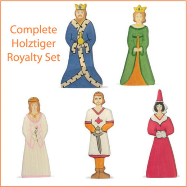 Holztiger Wooden Royalty Figures Set - Hazelnut Kids