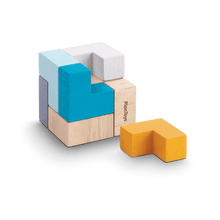 Plan Toys 3D Puzzle Cube - Hazelnut Kids