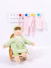 Under The Nile Organic Doll - Jill with change of clothes - Pastel Green - Hazelnut Kids