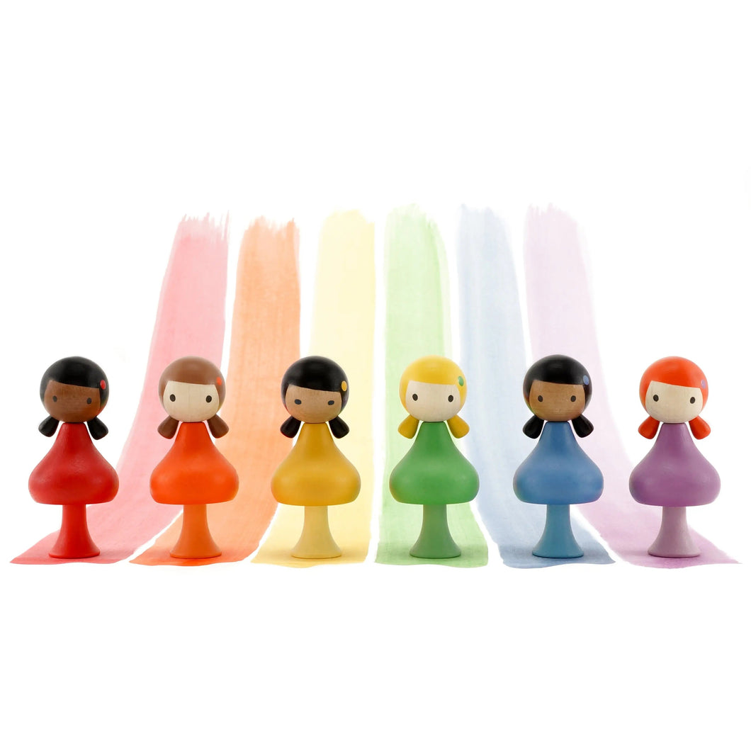 CLiCQUES - Ebony, Maya, Yui, Alice, Jasmine & Lizzie - RAINBOW GIRLS - Hazelnut Kids