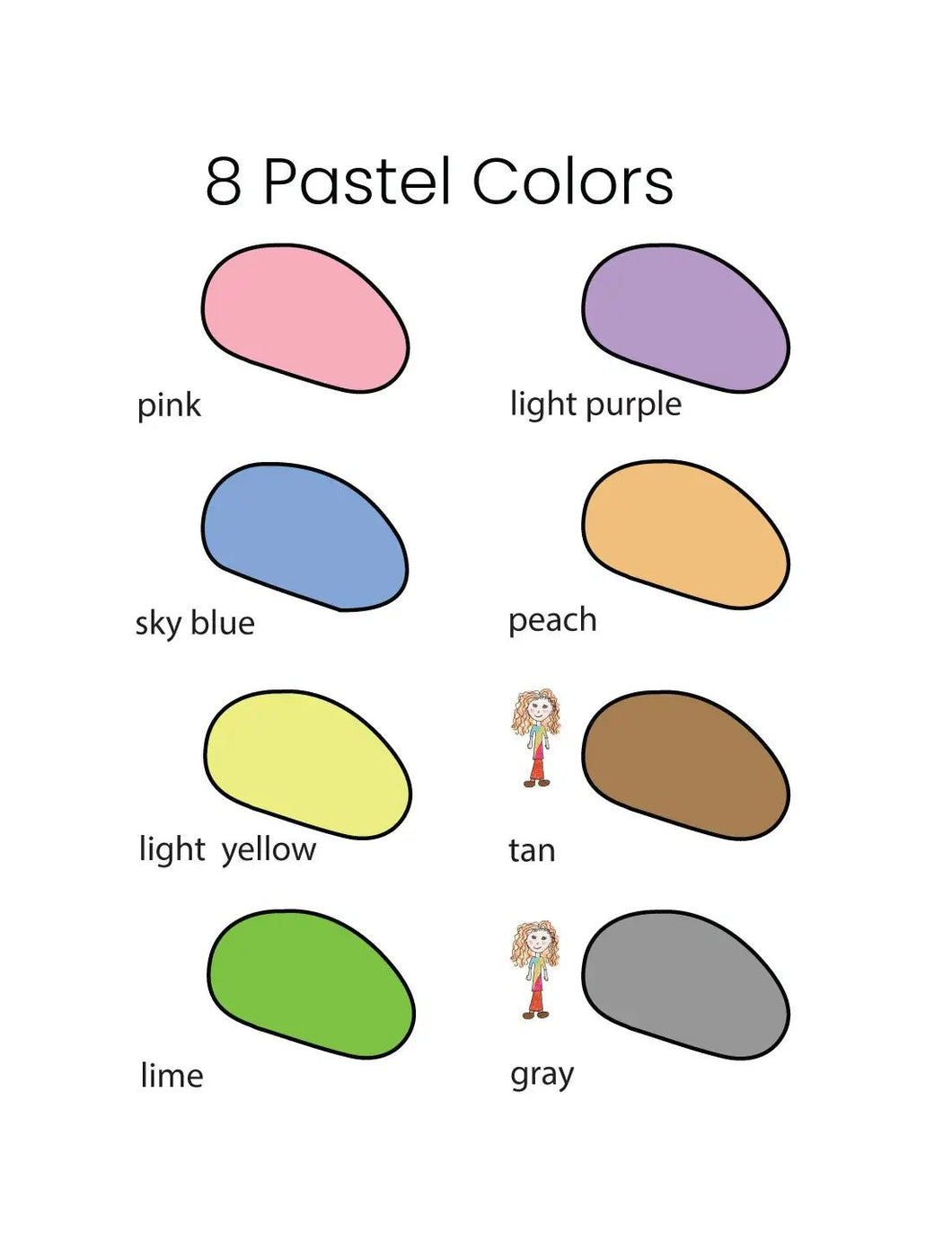 Crayon Rocks - 8 Colors in Muslin Bag