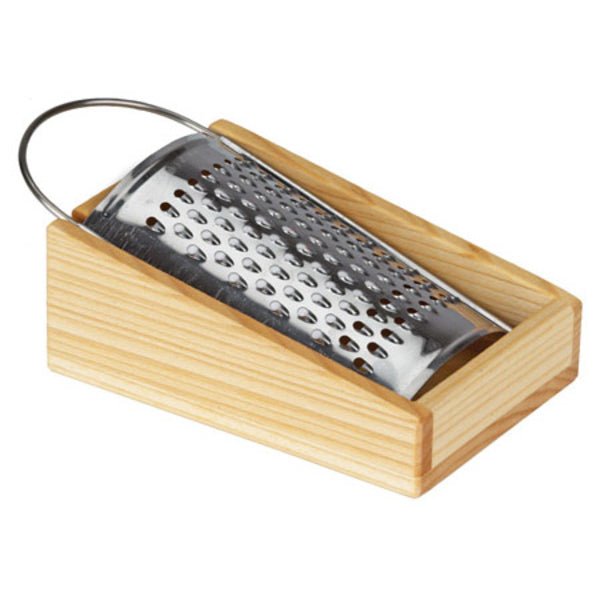 Fine Grater with Wooden Tray - Hazelnut Kids