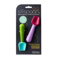 Go Sili Silispoon - Silicone Baby Spoon - 2 pk - Hazelnut Kids