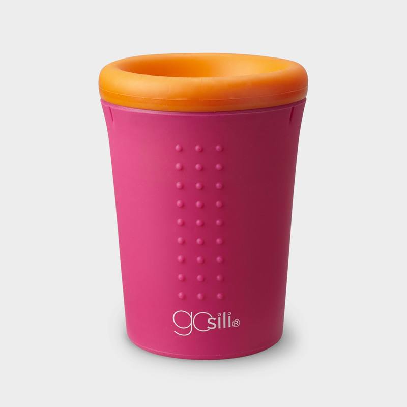 GoSili GoSili® 8oz Reusable Silicone Kids Sili Travel Cup with Sippy Spout  Lid