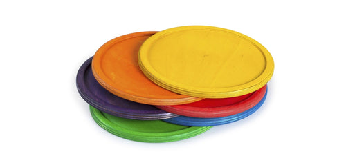 GRAPAT Rainbow Dishes - Set of 6 - Hazelnut Kids