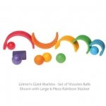 Grimm's Giant Wooden Balls - Hazelnut Kids