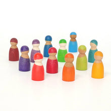 Grimm's Rainbow Friends - Set of 12 (includes tray) - Hazelnut Kids