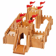 Holztiger Large Wooden Castle - Hazelnut Kids