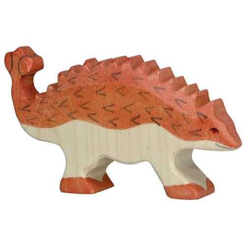 Holztiger Wooden Dinosaur - Ankylosaurus - Hazelnut Kids
