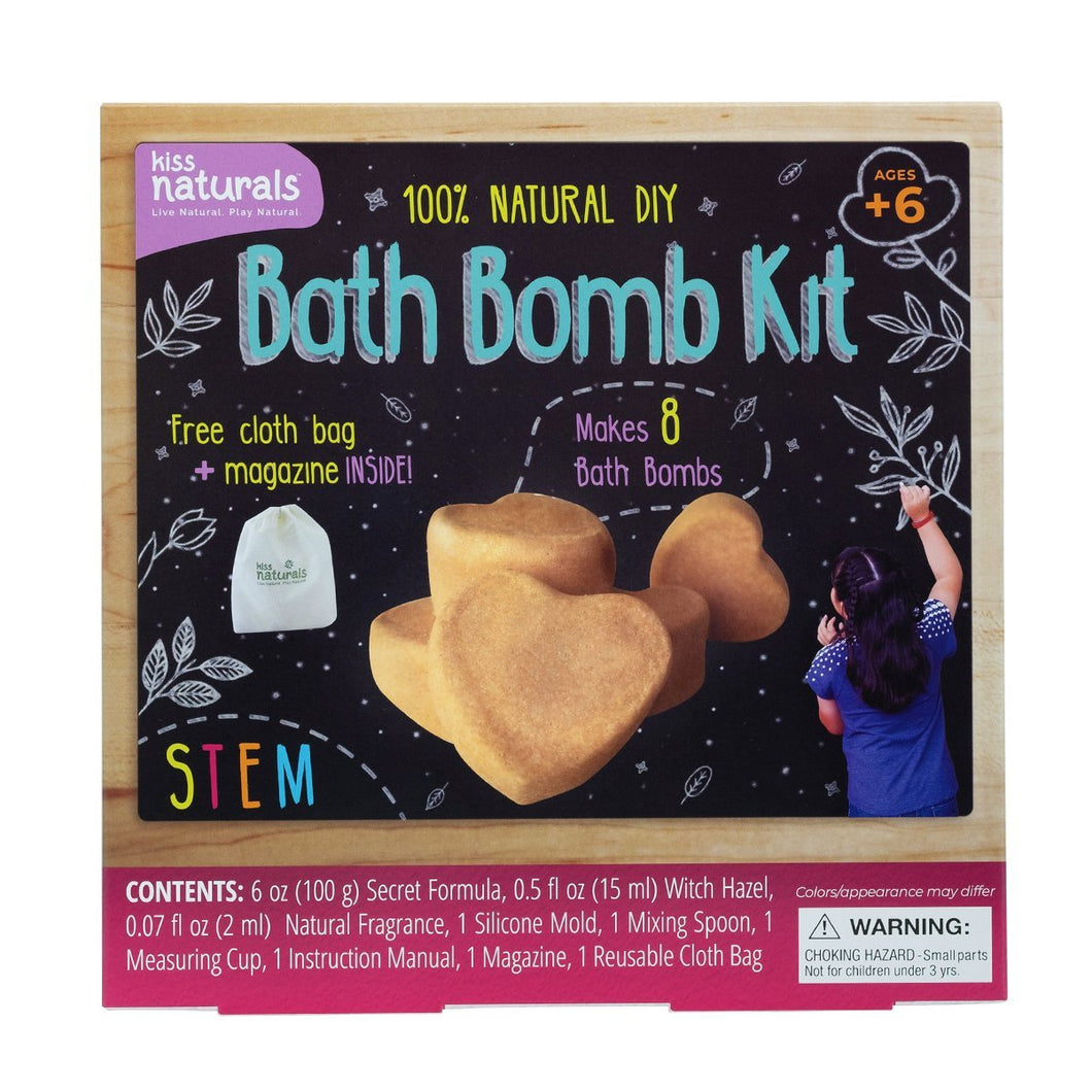Kiss Naturals Bath Bomb Kit - Hazelnut Kids