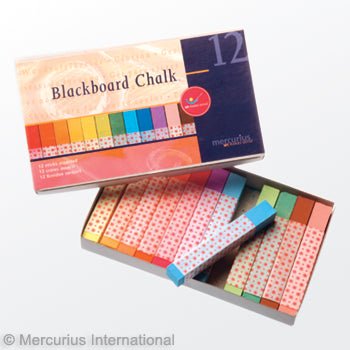 Mercurius Blackboard Pastel Chalk - 12 pc - Hazelnut Kids