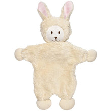 Organic Snuggle Bunny Lovey w/ Pink Ears - Hazelnut Kids