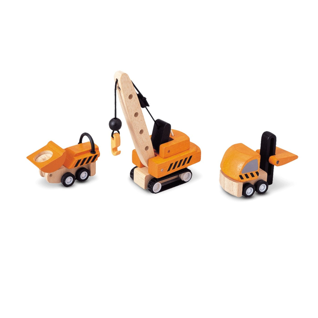 Plan Toys Construction Vehichles - Hazelnut Kids