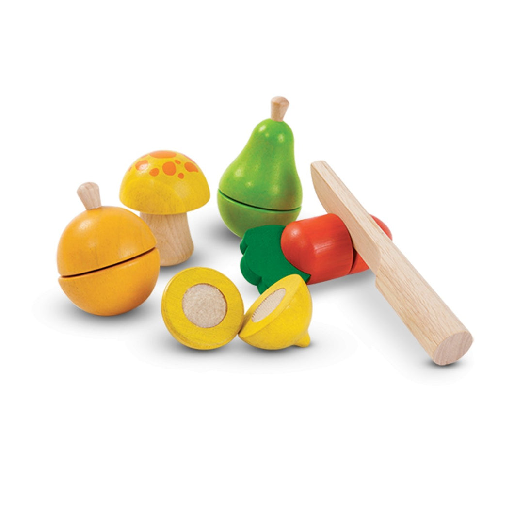 Plan Toys Fruit and Vegetable Play Set - Hazelnut Kids