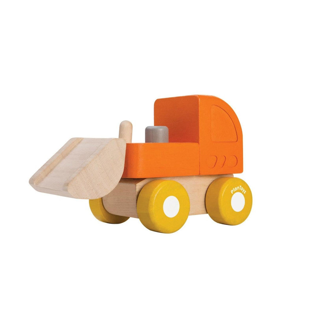 Plan Toys Mini Bulldozer - Hazelnut Kids