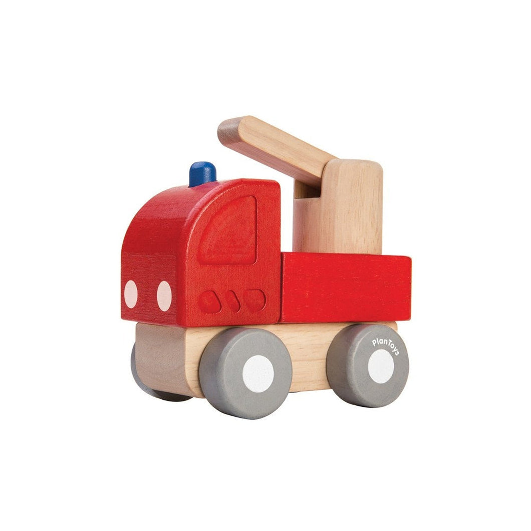 Plan Toys Mini Fire Engine - Hazelnut Kids