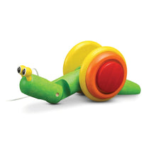 Plan Toys Pull Along Snail - Classic - Hazelnut Kids